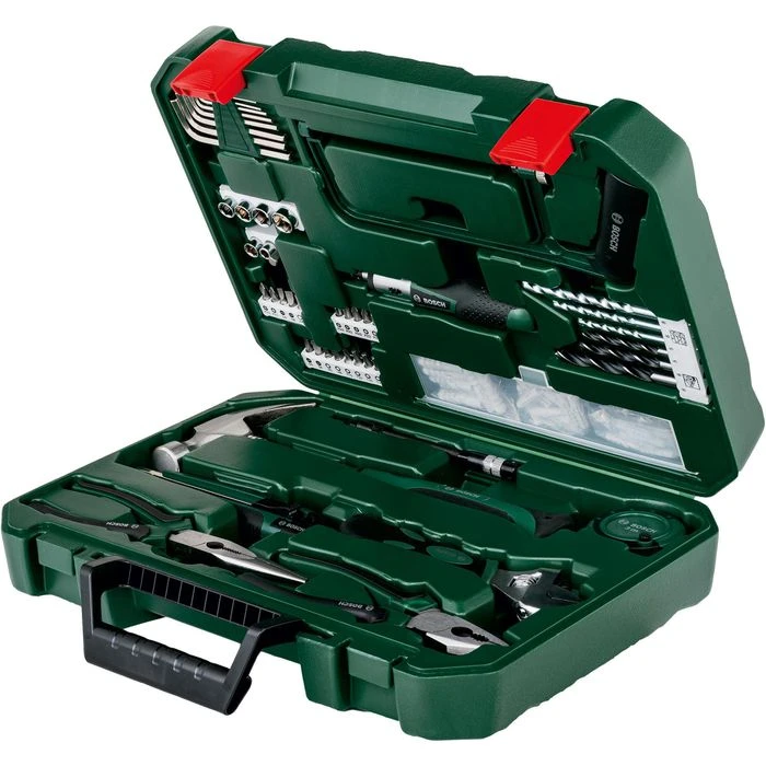 Bosch Werkzeugkoffer Promoline All-in-One, 111-teilig, Im Klappkoffer 3 Bosch Werkzeugkoffer Promoline All-in-One, 111-teilig, Im Klappkoffer – Bild 3