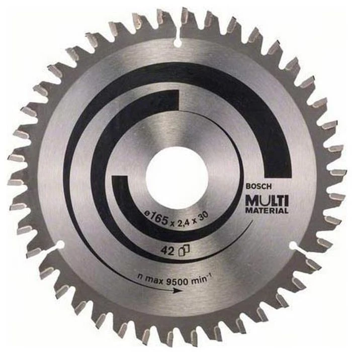 Bosch Kreissägeblatt Multi Material, 2608640519, 165 X 30mm, 42 Zähne, Für Holz, Kunststoff, Metall 1 Bosch Kreissägeblatt Multi Material, 2608640519, 165 X 30mm, 42 Zähne, Für Holz, Kunststoff, Metall