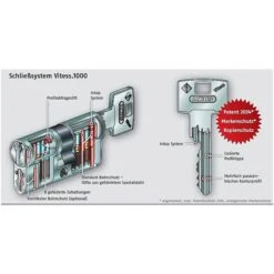 Abus Schließzylinder Vitess 1000, Set 2 X 30/35 Mm, Gleichschließend Doppelzylinder Codekarte, BS -Makita Shop f216b85e12c0614b8565d1cfde2f86894ef1d053 schliesszylinder abus vitess 1000 set 2 x 3035 mm