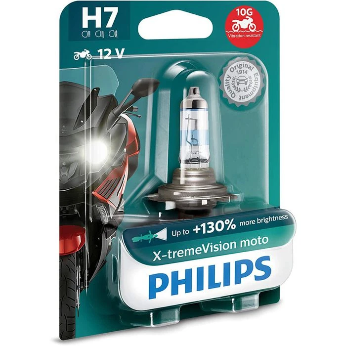 Philips Auto-Lampe X-tremeVision Moto 12972XV, H7, 12V, Scheinwerferlampe 1 Philips Auto-Lampe X-tremeVision Moto 12972XV, H7, 12V, Scheinwerferlampe
