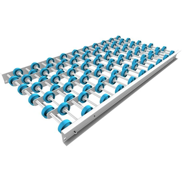 GURA Röllchenbahn Serie 21200, Breite 500mm, Teilung 100mm, KU-Röllchen, Gerade, Länge 1m 1 GURA Röllchenbahn Serie 21200, Breite 500mm, Teilung 100mm, KU-Röllchen, Gerade, Länge 1m