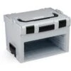 Bosch-Sortimo Werkzeugkoffer LS-BOXX, Leer, Kunststoff Klappkoffer, Grau