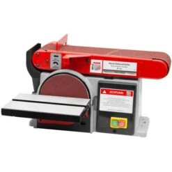 Holzmann Band-Tellerschleifer BT46 230V, Schleifteller 150 Mm Ø, Schleifband 100 X 914 Mm