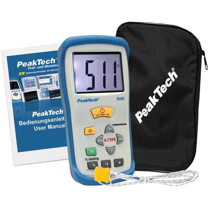 PeakTech Thermometer 5110 Handgerät, Digital, Mit Typ-K Messfühler 5 PeakTech Thermometer 5110 Handgerät, Digital, Mit Typ-K Messfühler – Bild 5