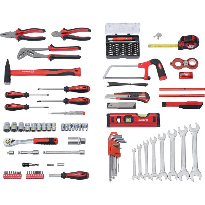 Meister Werkzeugkoffer 8971460, 121-teilig, Im Aluminium Klappkoffer 3 Meister Werkzeugkoffer 8971460, 121-teilig, Im Aluminium Klappkoffer – Bild 3