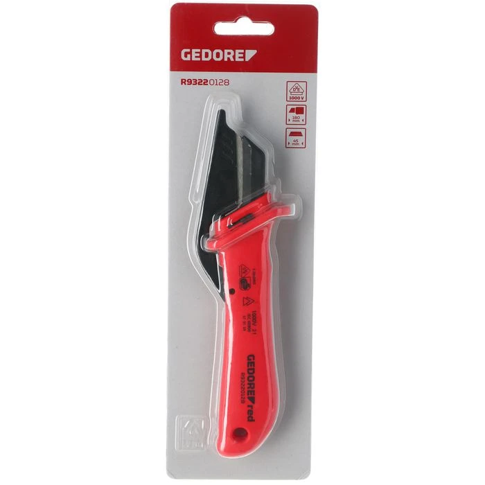 GEDORE-Red Kabelmesser R93220128, VDE Isoliert, 185mm, Mit Auswechselbarer Klinge 6 GEDORE-Red Kabelmesser R93220128, VDE Isoliert, 185mm, Mit Auswechselbarer Klinge – Bild 6