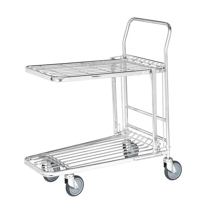 Kongamek CC-Wagen KM4202-EB, Mit Schiebebügel, 2 Etagen, Tragkraft 300kg, 860 X 530mm, Verzinkt 1 Kongamek CC-Wagen KM4202-EB, Mit Schiebebügel, 2 Etagen, Tragkraft 300kg, 860 X 530mm, Verzinkt